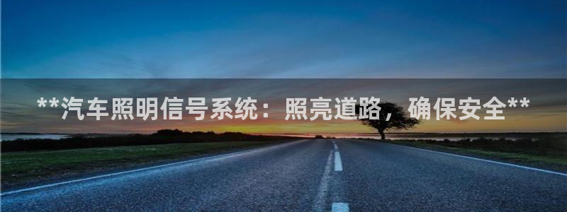 **汽车照明信号系统：照亮道路，确保安全**