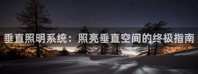 垂直照明系统：照亮垂直空间的终极指南