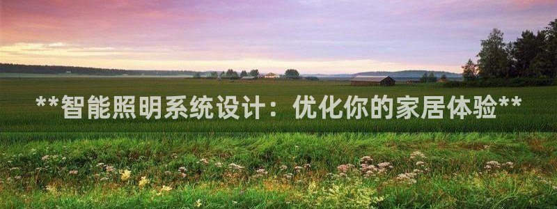 **智能照明系统设计：优化你的家居体验**