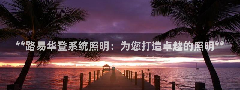 **路易华登系统照明：为您打造卓越的照明**