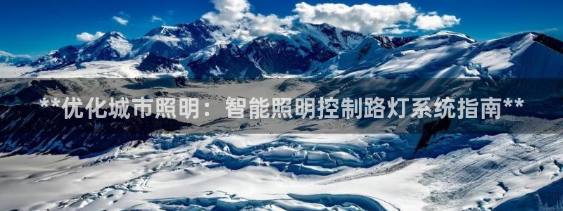 **优化城市照明:智能照明控制路灯系统指南**