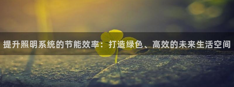 提升照明系统的节能效率:打造绿色、高效的未来生活空间