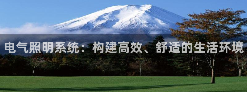 电气照明系统：构建高效、舒适的生活环境