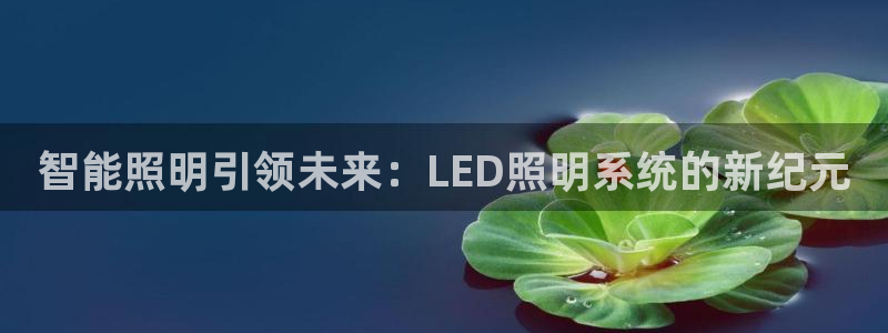 智能照明引领未来：LED照明系统的新纪元