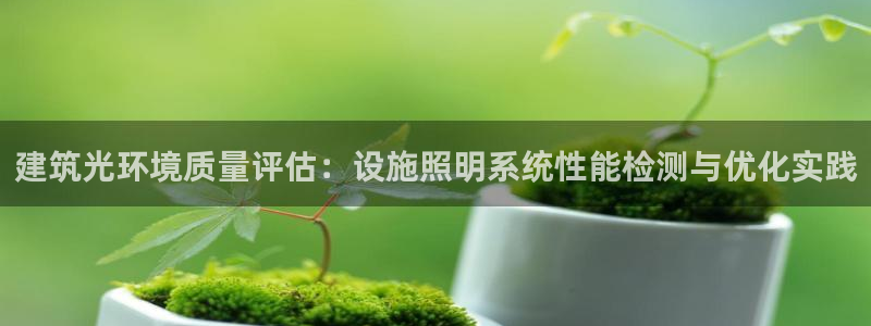 建筑光环境质量评估：设施照明系统性能检测与优化实践