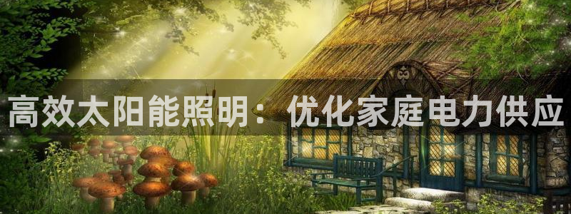 高效太阳能照明：优化家庭电力供应