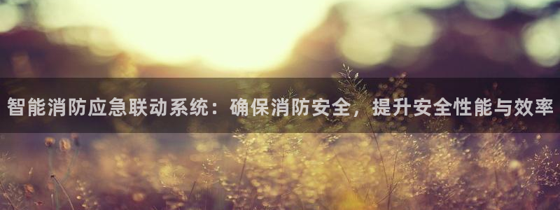 智能消防应急联动系统：确保消防安全，提升安全性能与效率