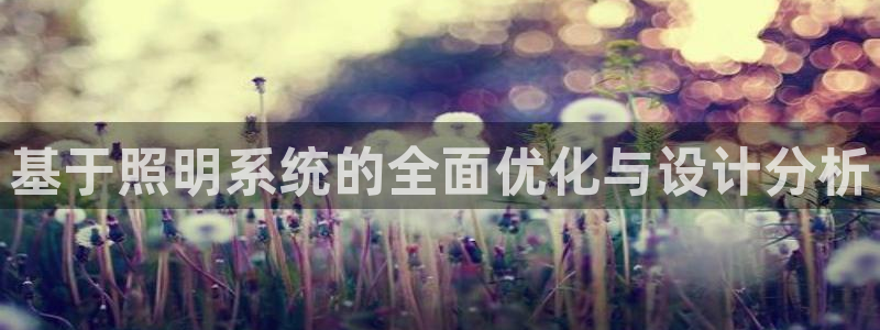 基于照明系统的全面优化与设计分析